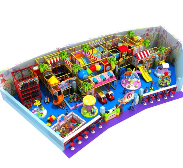 Indoor play center equipment, safe and durable