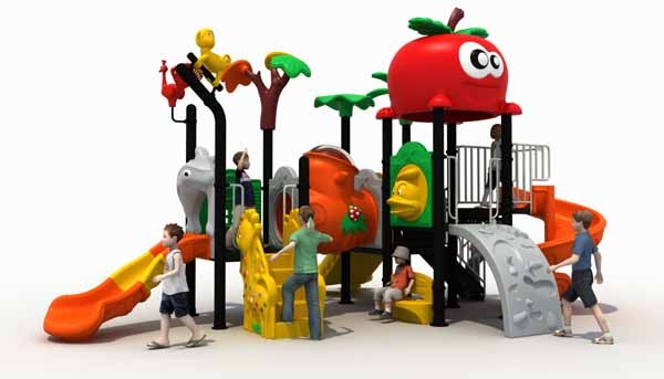 Play Chinese factory outdoor playground Paradise playstation play set Fruit theme