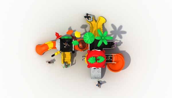 Play Chinese factory outdoor playground Paradise playstation play set Fruit theme