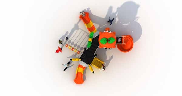 outdoor amusement kids outdoor playground play equipment for sale with walking bar