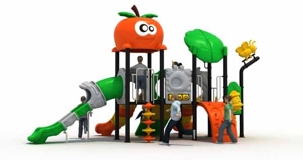 outdoor amusement kids outdoor playground play equipment for sale with plastic climbing wallr