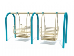 Many Styles Leisure Playground Park Swing with Any Available Color from Chinese Swingset Producer