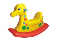 two color Children Plastic Rider Rocking Spring Shake Horse