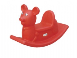 single color rocking horse rider