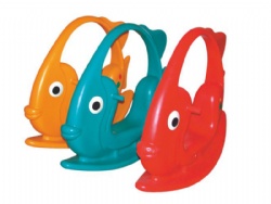 Cheap kindergarten family use colorful animals plastic toys kids rocking Horse