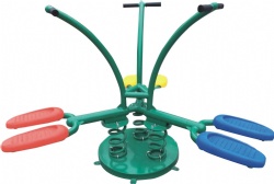 three kids stand style seesaw