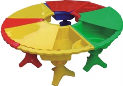 kindergarten furniture plsatic blocks play table