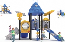 Small Adventure Park Equipment Kids Outdoor Playground With Slide