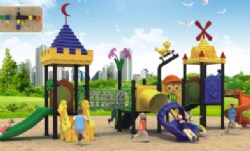 Small outdoor playground of preschool kids and Children Playground Equipment
