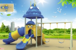 Natural series galvanized steel swing on sale outdoor playground
