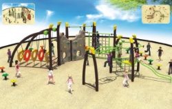 Outdoor multi-function Fitness playground Equipment