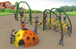 Outdoor multi-function Fitness playground Equipment
