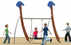 outdoor toddler playground swing