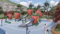 outdoor flower shape playground equipment