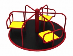 Cheap Manual Outdoor Park Merry Go Round For Children