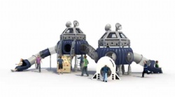 Commercial New Big Plastic Slide Kids Outdoor Playground Equipment