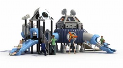 Kids Outdoor Playground New Design amusement park Equipment Plastic Playhouse Children Outdoor Playground Toy For Park