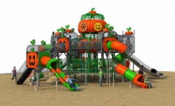 High quality multifunctional children outdoor play area playground wholesale daycare kids plastic slide