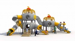 big play slide children playhouse plastic toy playsets outdoor playground equipment for kid