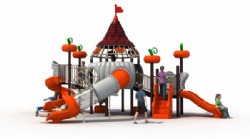 Children Outdoor Playground Backyard Equipment With Slides