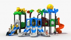 Hot Sale Outdoor Play Equipment Kids Playground Plastic Slides Children playground equipment