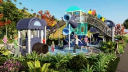 Factory Supply Plastic Playstation Games 3-15 Years Kids Outdoor Equipment Children Playground with Crawl Slide