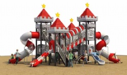 GS Certification Cartoon plastic Slide Series Children Outdoor Playground Equipment Amusement Park for Kids