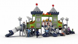 British  London Bridge taorest modern outdoor playground kid plastic slide park amusement equipment British Wind