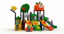 outdoor amusement kids outdoor playground play equipment for sale with plastic climbing wallr