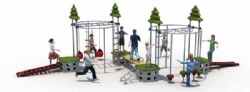 Outdoor Forest Sport playground Series with Gym Playground