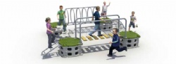 Outdoor Forest Sport playground Series with Gym Playground
