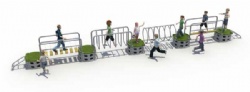 Outdoor Forest Sport playground Series with Gym Playground