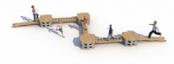 Outdoor Forest Sport playground Series with Gym Playground climbing hill