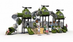 Wholesale Kindergarten Plastic Heilicopter Outdoor Playground Equipment For Sale