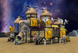 Outdoor playground Automatic World series combination slide-51