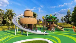 Newest Bird's Nest outdoor combination slide24NC003