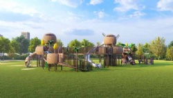 Newest Bird's Nest outdoor combination slide24NC004